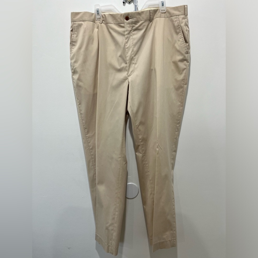 Vintage Orvis Pants Mens 42 Tan Khaki Relaxed Straight Leg Chino VTG lightweight
